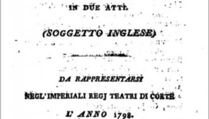 8 - Libreto k opere "Falstaff alebo Tri žarty" A. Salieriho
